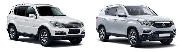 Roof Racks SsangYong Rexton vehicle image